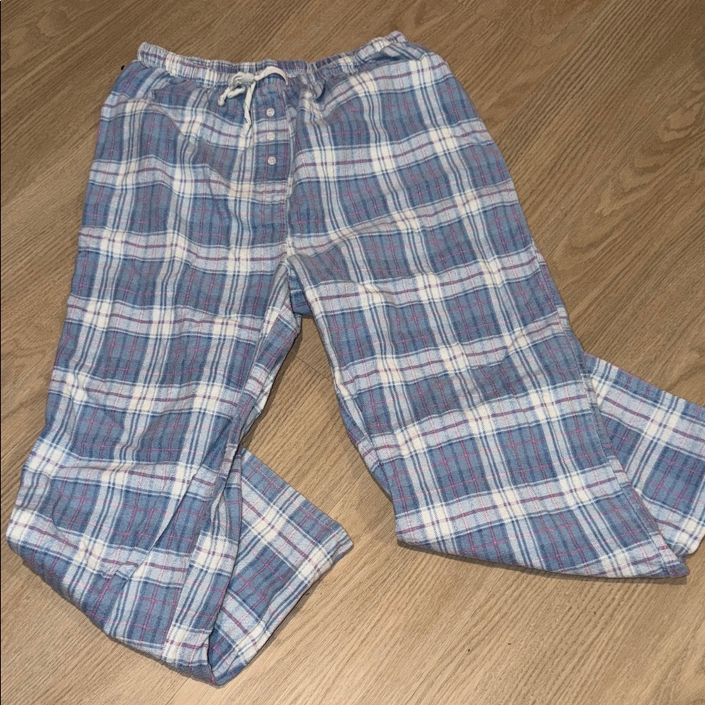 Vintage blue & pink cozy pants